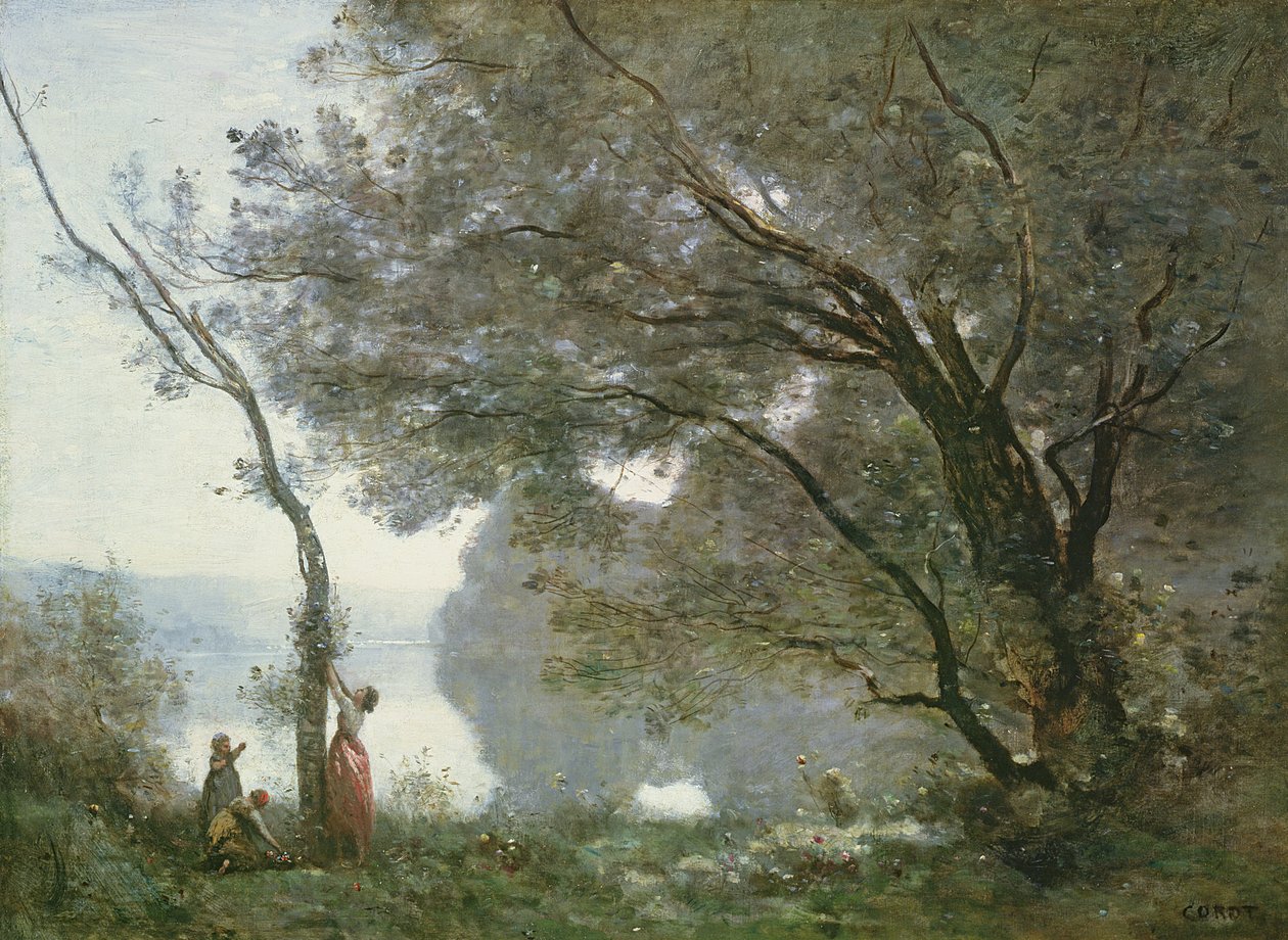 Mortefontaine Hatırası, 1864 by Jean Baptiste Camille Corot