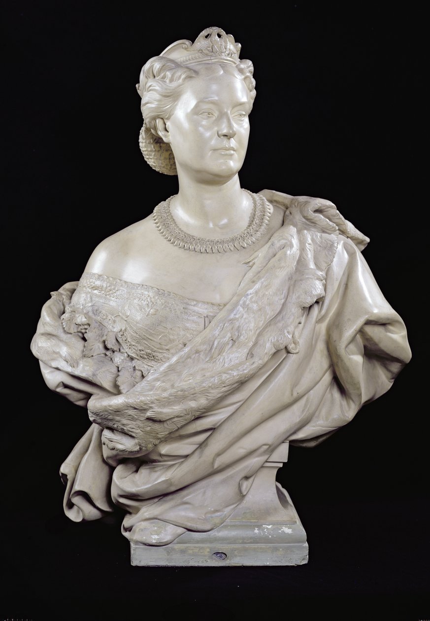 Prenses Mathilde Büstü (1820-1904) c.1862-63 (alçı) by Jean Baptiste Carpeaux
