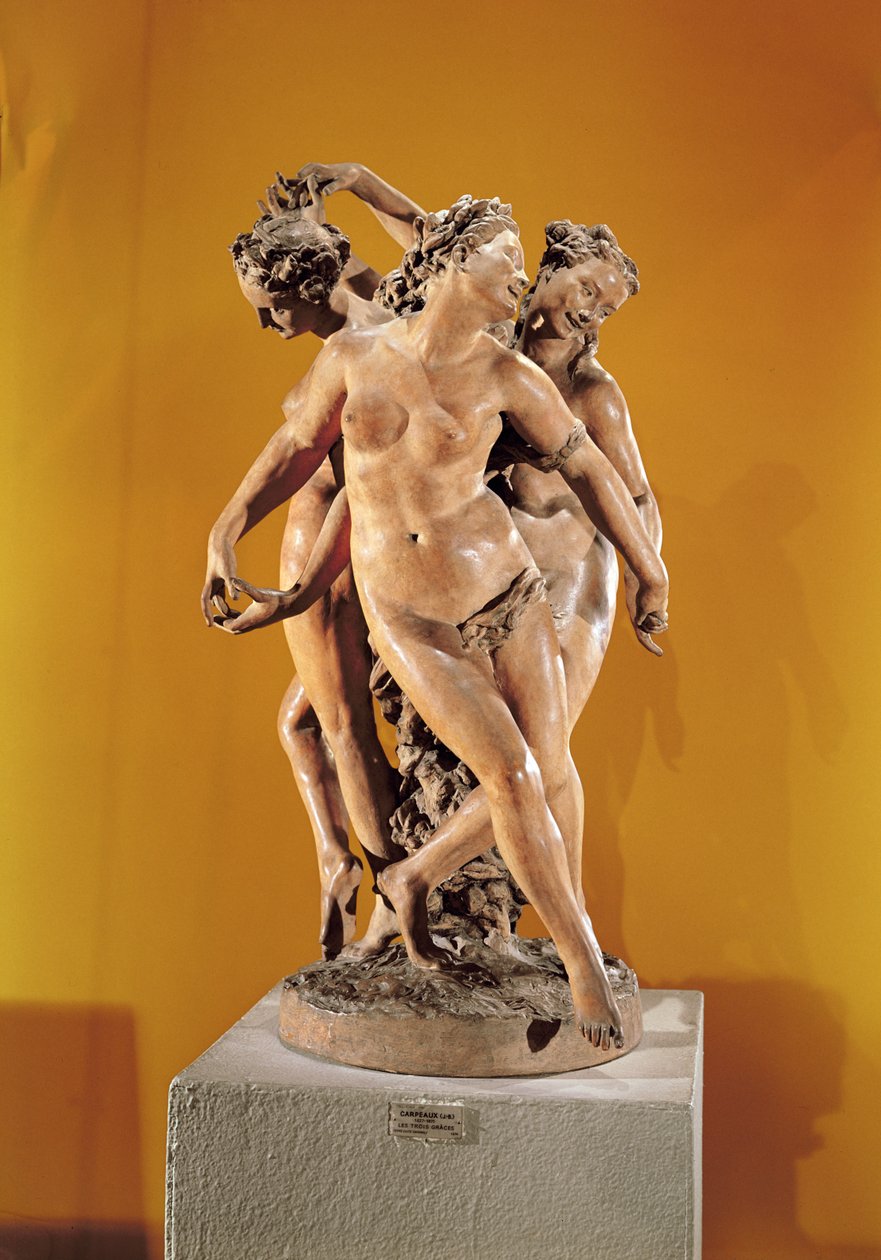 Three Graces (terracotta) by Jean Baptiste Carpeaux