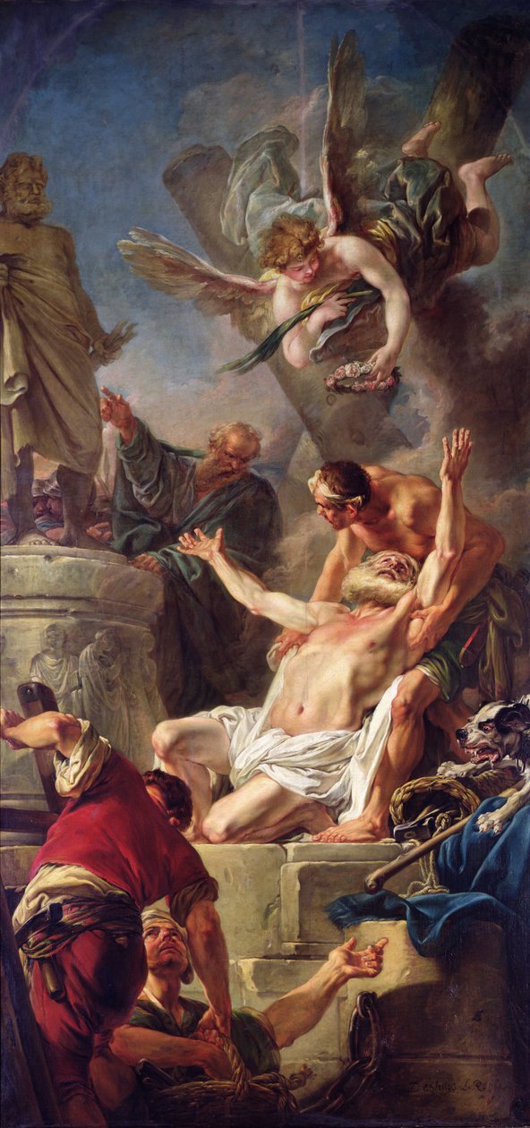 The Martyrdom of St. Andrew, 1758  by Jean Baptiste Deshays de Colleville