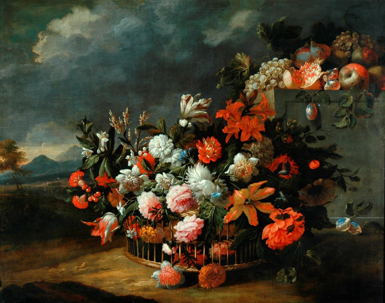 Çiçek Sepeti by Jean Baptiste Monnoyer