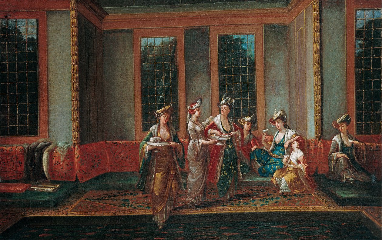 Kahve İçen Kadınlar by Jean Baptiste Vanmour