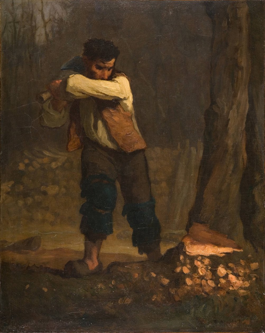 oduncu by Jean Francois Millet