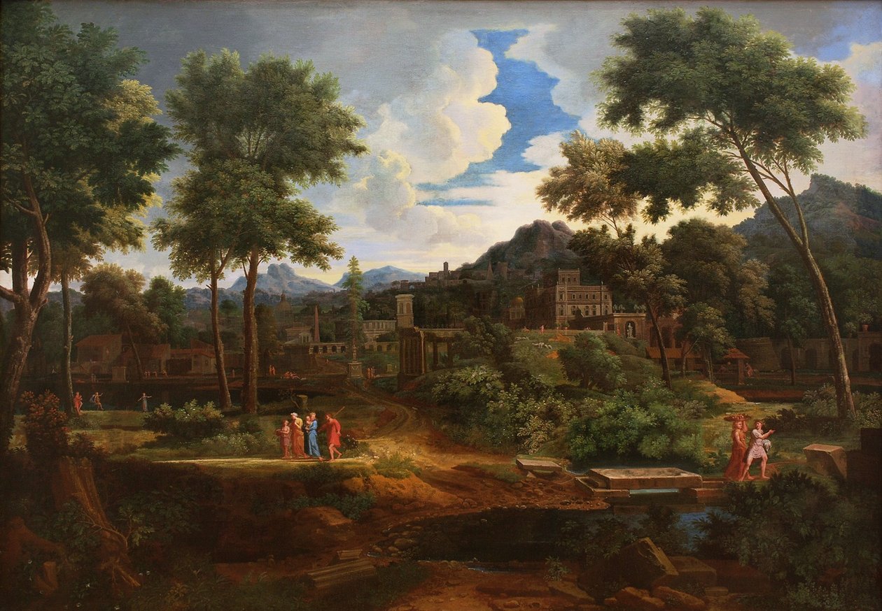 Klasik manzara by Jean Francois Millet