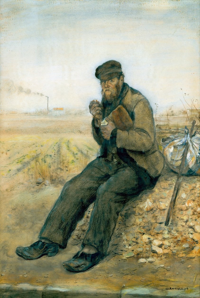 The Tramp  by Jean Francois Raffaelli