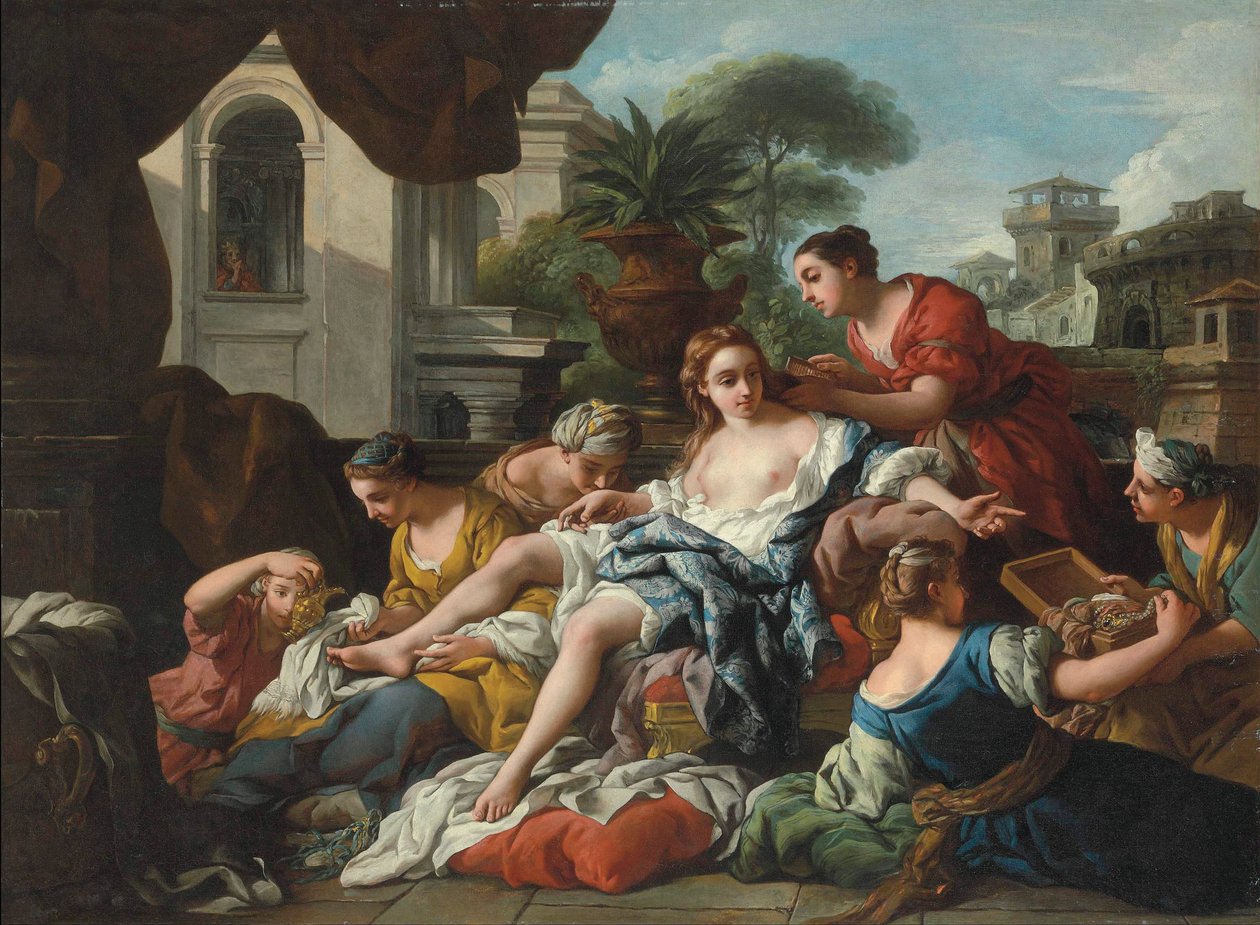 Bathsheba Hamamında by Jean François de Troy