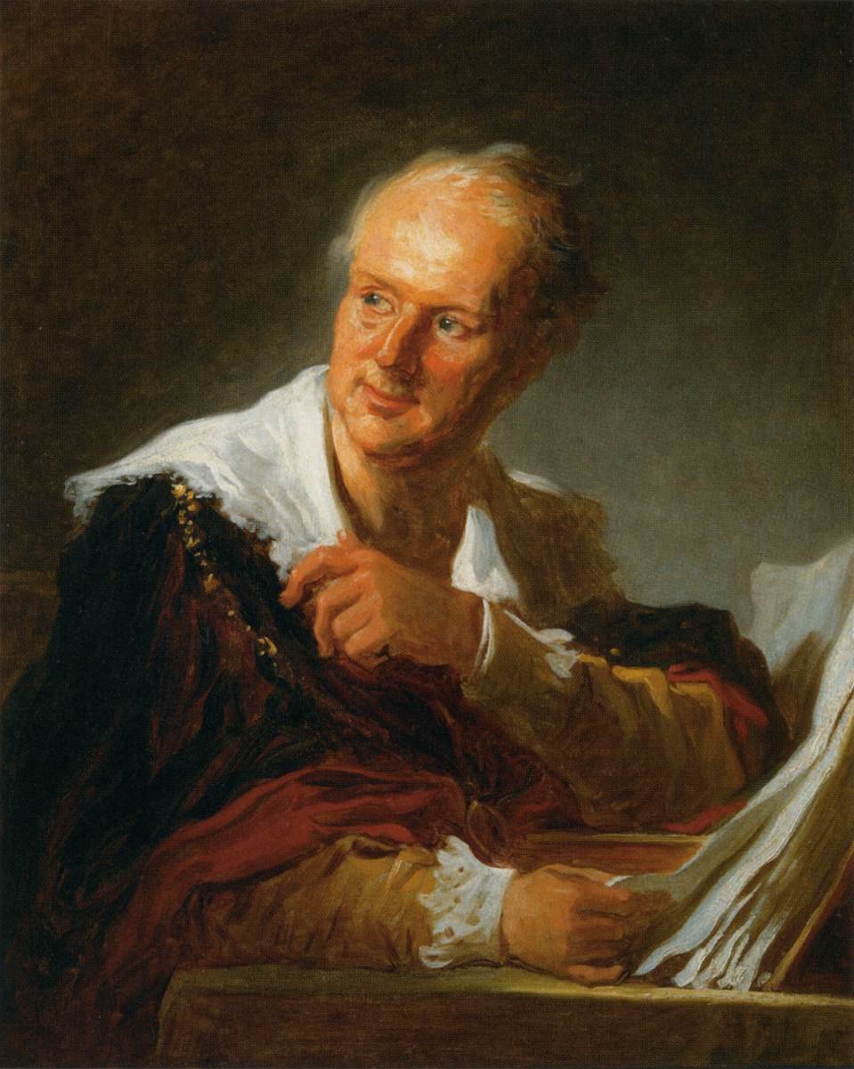 Denis Diderot by Jean Honore Fragonard