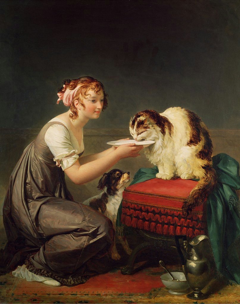 Kediler Öğle Yemeği by Jean Honore Fragonard