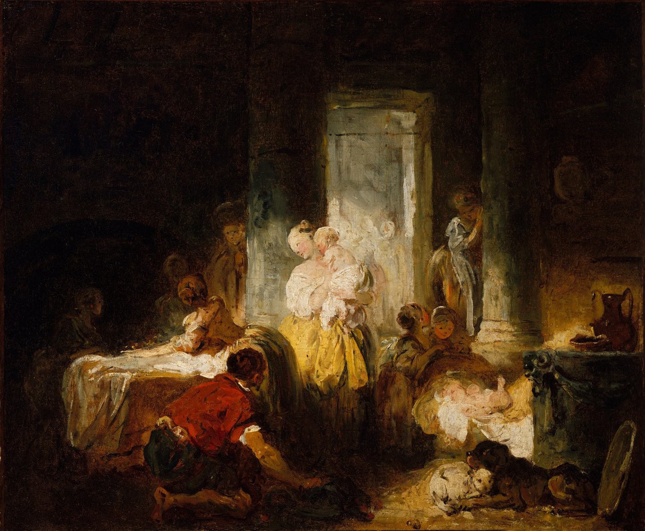 mutlu anne by Jean Honore Fragonard