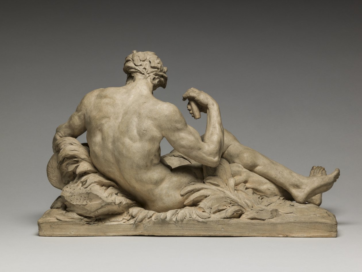 Nehir Tanrısı, 1755 (pişmiş toprak) by Jean Jacques Caffieri