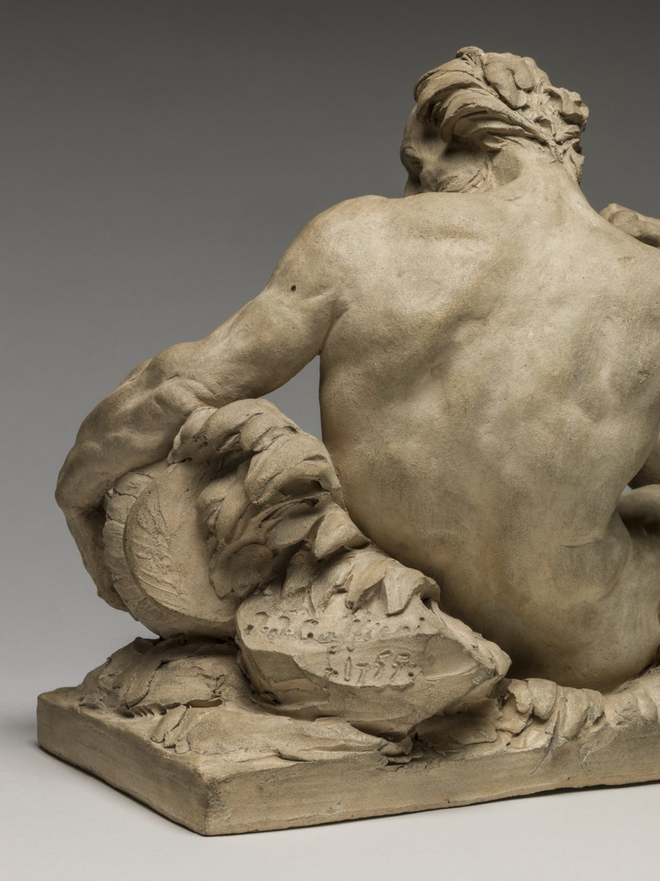 Nehir Tanrısı, 1755 (pişmiş toprak) by Jean Jacques Caffieri