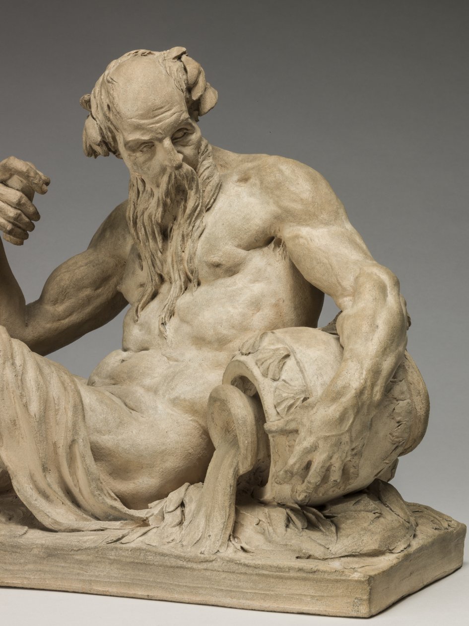Nehir Tanrısı, 1755 (pişmiş toprak) by Jean Jacques Caffieri