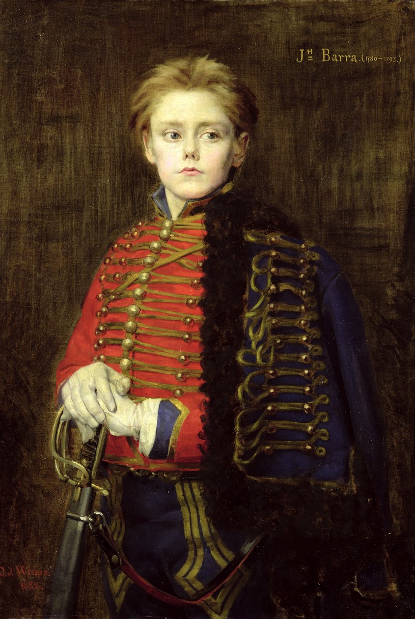 Genç Bir Adam Olarak Joseph Bara (1779-93) by Jean Joseph Weerts