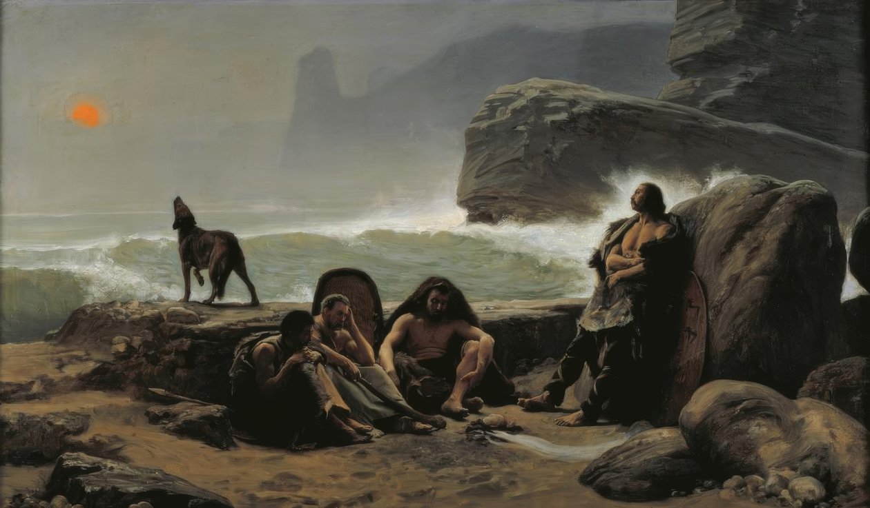 Les gardescôtes gaulois (Galya Sahil Güvenlikleri) by Jean Jules Antoine Lecomte du Nouy