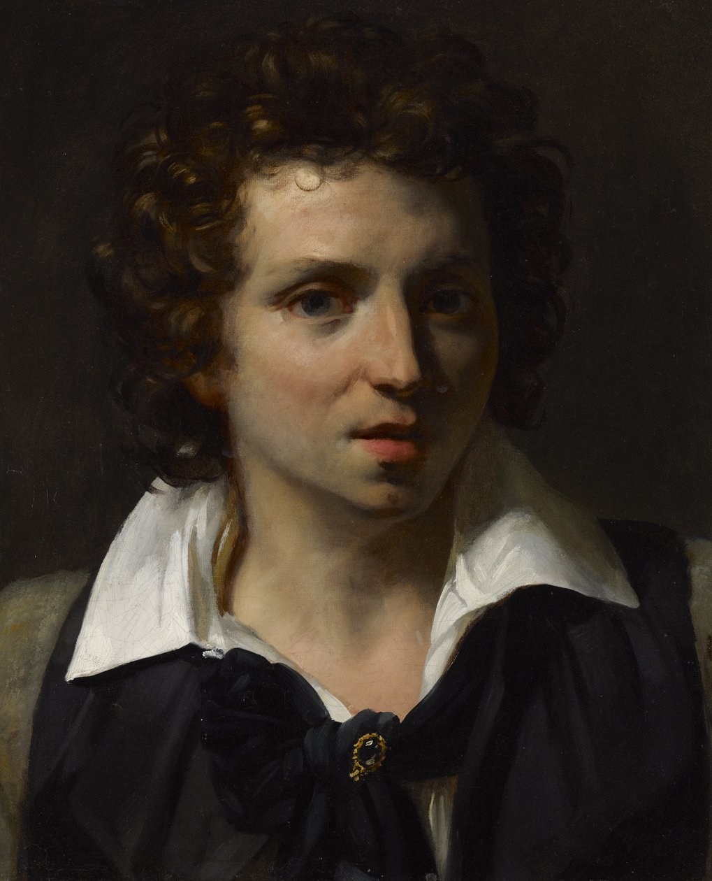 Genç Bir Adamın Portresi by Theodore Gericault