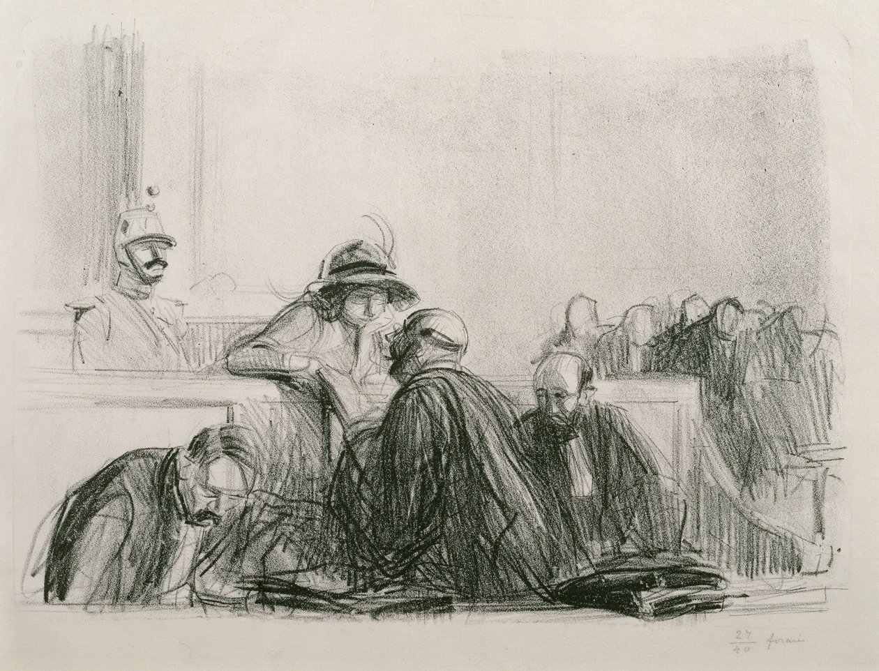 Avukatın tavsiyesi by Jean Louis Forain