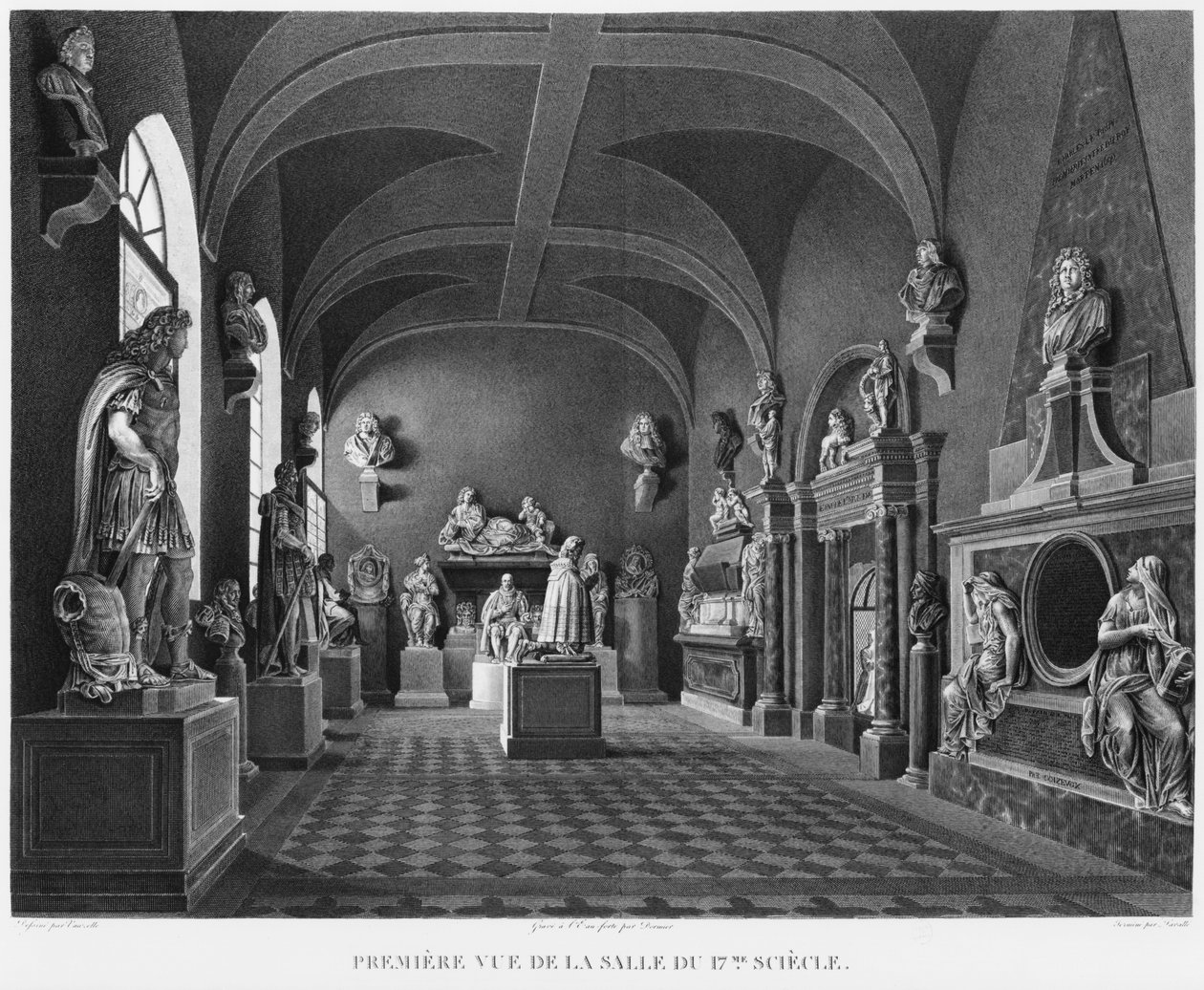 17. yüzyıldan kalma odanın ilk görünümü, Musee des Monuments Francais, Paris, 