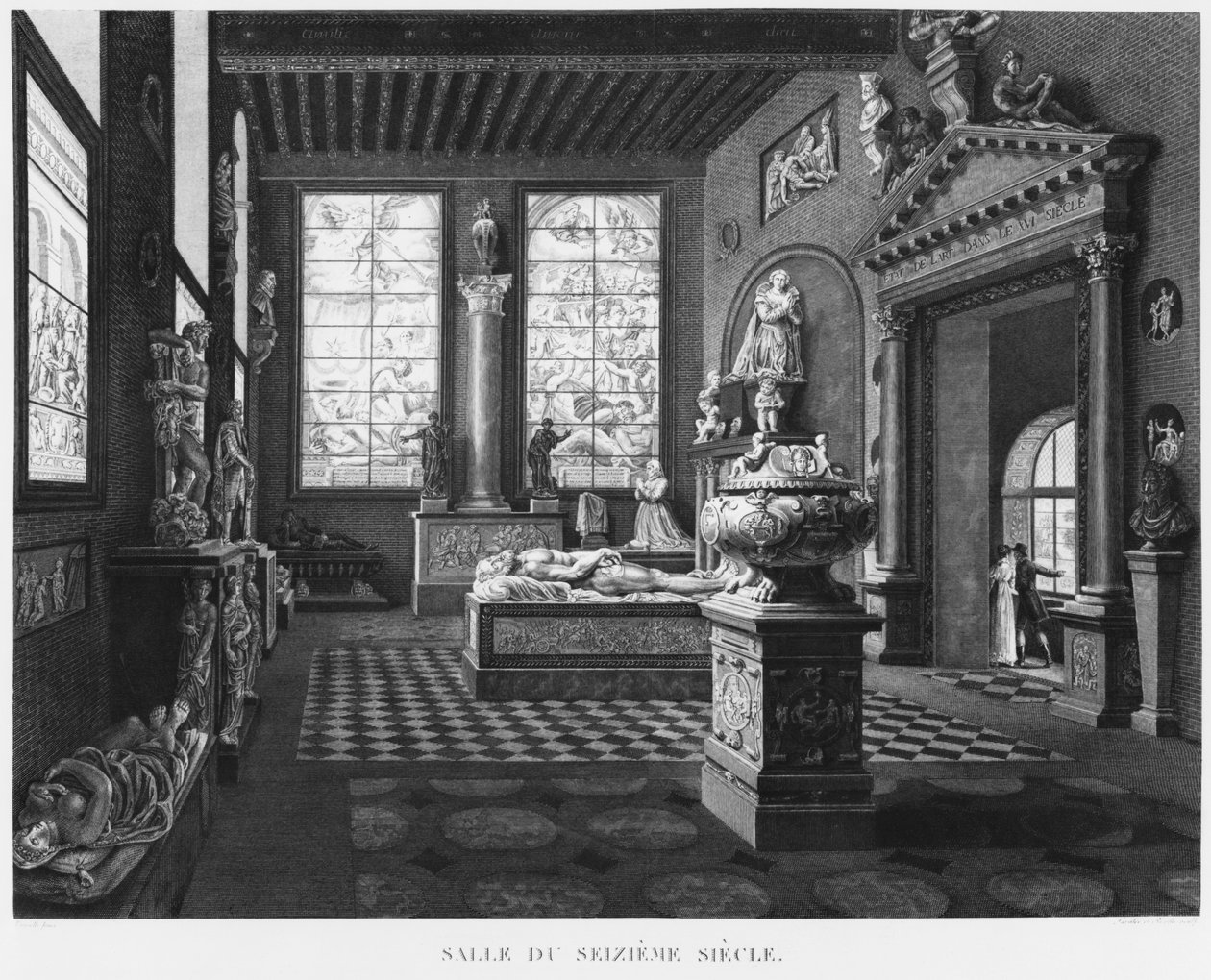 16. yüzyıl odası, Musee des Monuments Francais, Paris, 