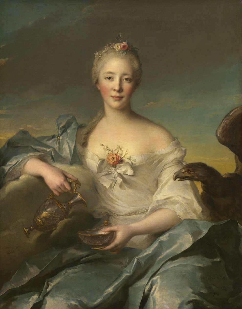 Madame Le Fèvre, Caumartin tarafından Hebe olarak by Jean Marc Nattier