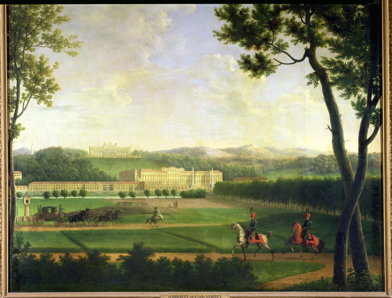 Schloss Schönbrunn, 1810 by Jean Joseph Xavier Bidauld