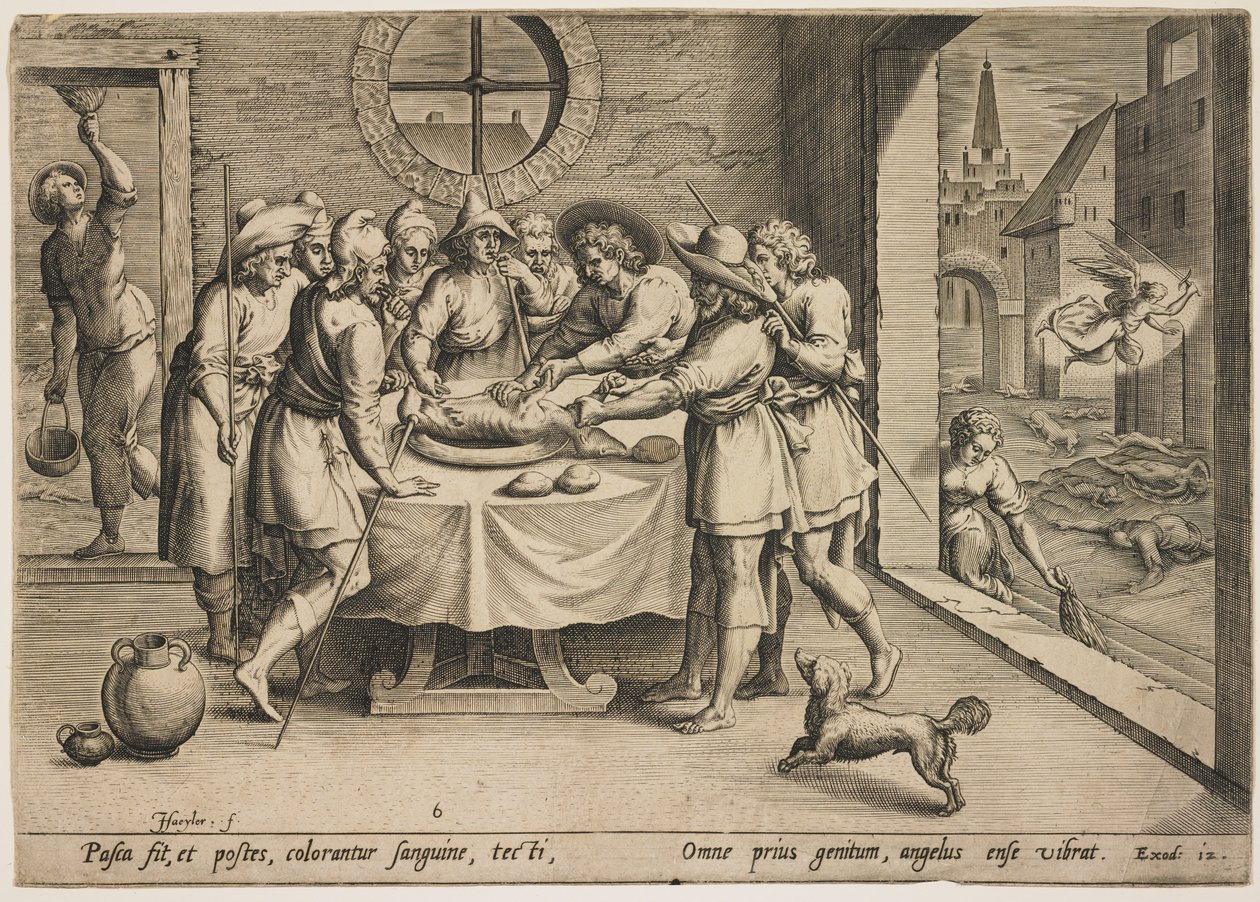 Fısıh (Çıkış 12) by Jean or Johann Sadeler