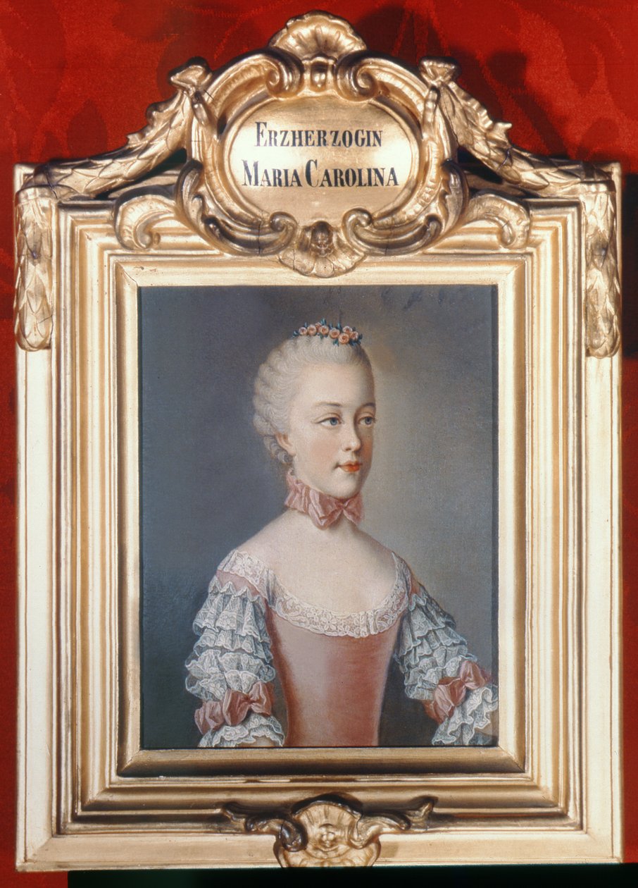 Avusturya arşidüşes Maria Caroline (1752-1814) İmparator I. Francis