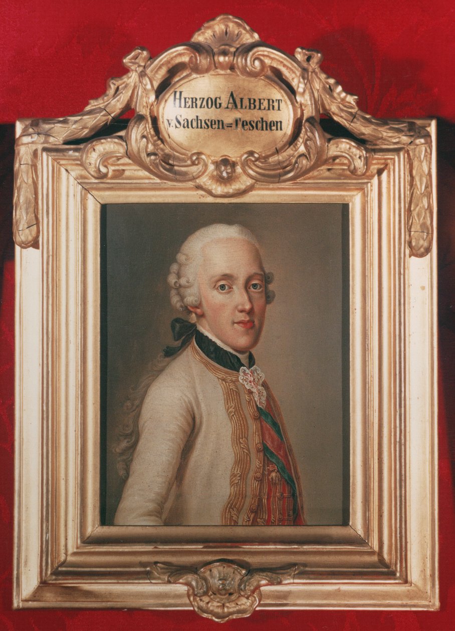 Saksonya-Teschen Dükü Albert, 1762 by Jean Étienne Liotard