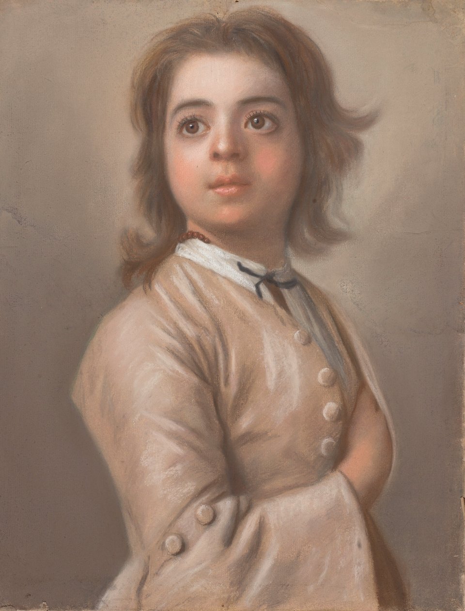 Bir çocuğun yarı yarıya incelenmesi by Jean Étienne Liotard