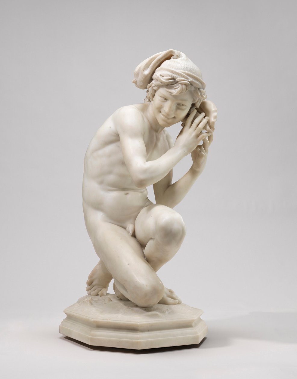 ನಿಯಾಪೊಲಿಟನ್ ಫಿಶರ್ಬಾಯ್, 1857 (ಮಾರ್ಬಲ್) ಟರ್ಕ್ by Jean Baptiste Carpeaux