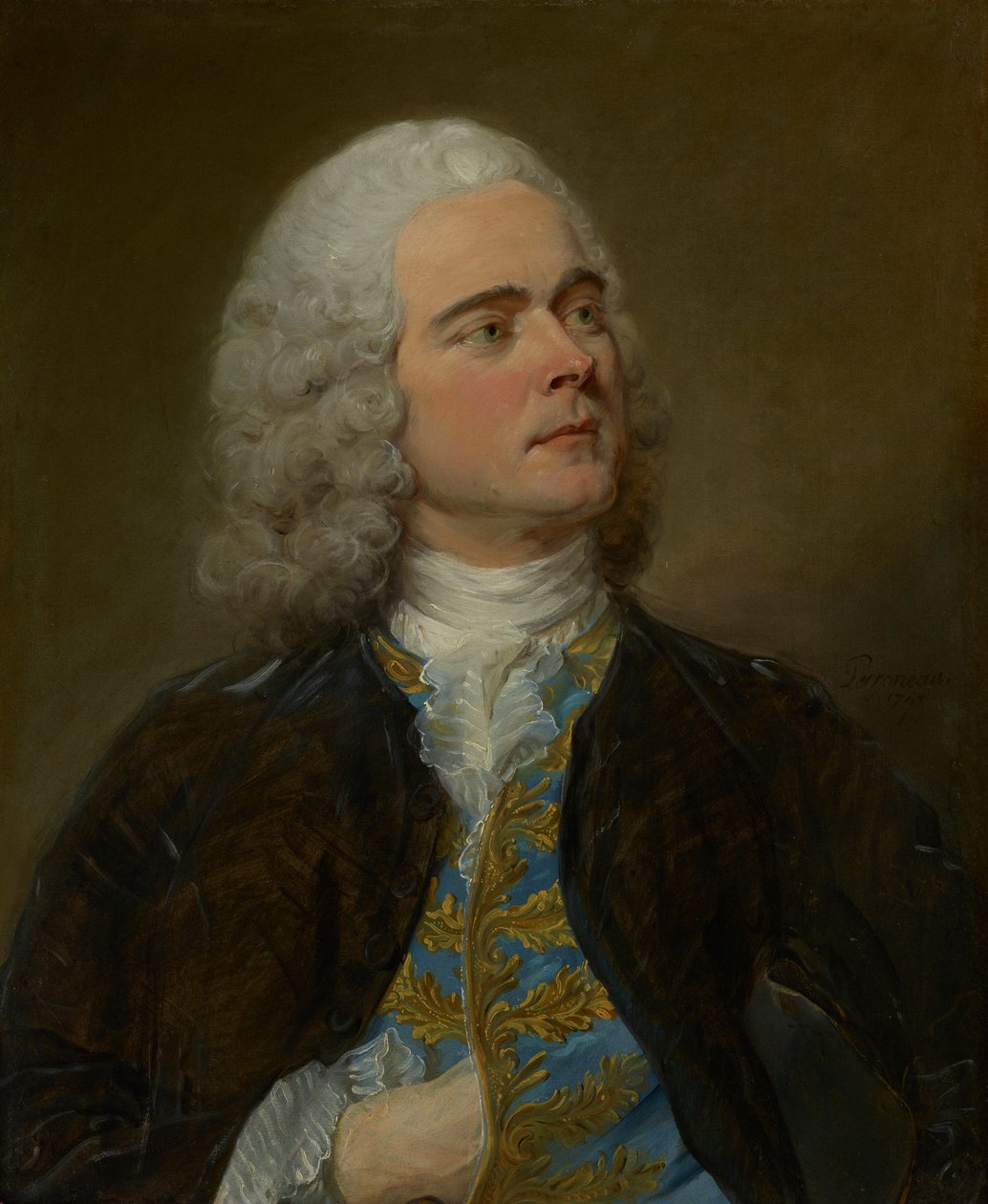 Charles-Francois Pinceloup de la Grange by Jean Baptiste Perronneau