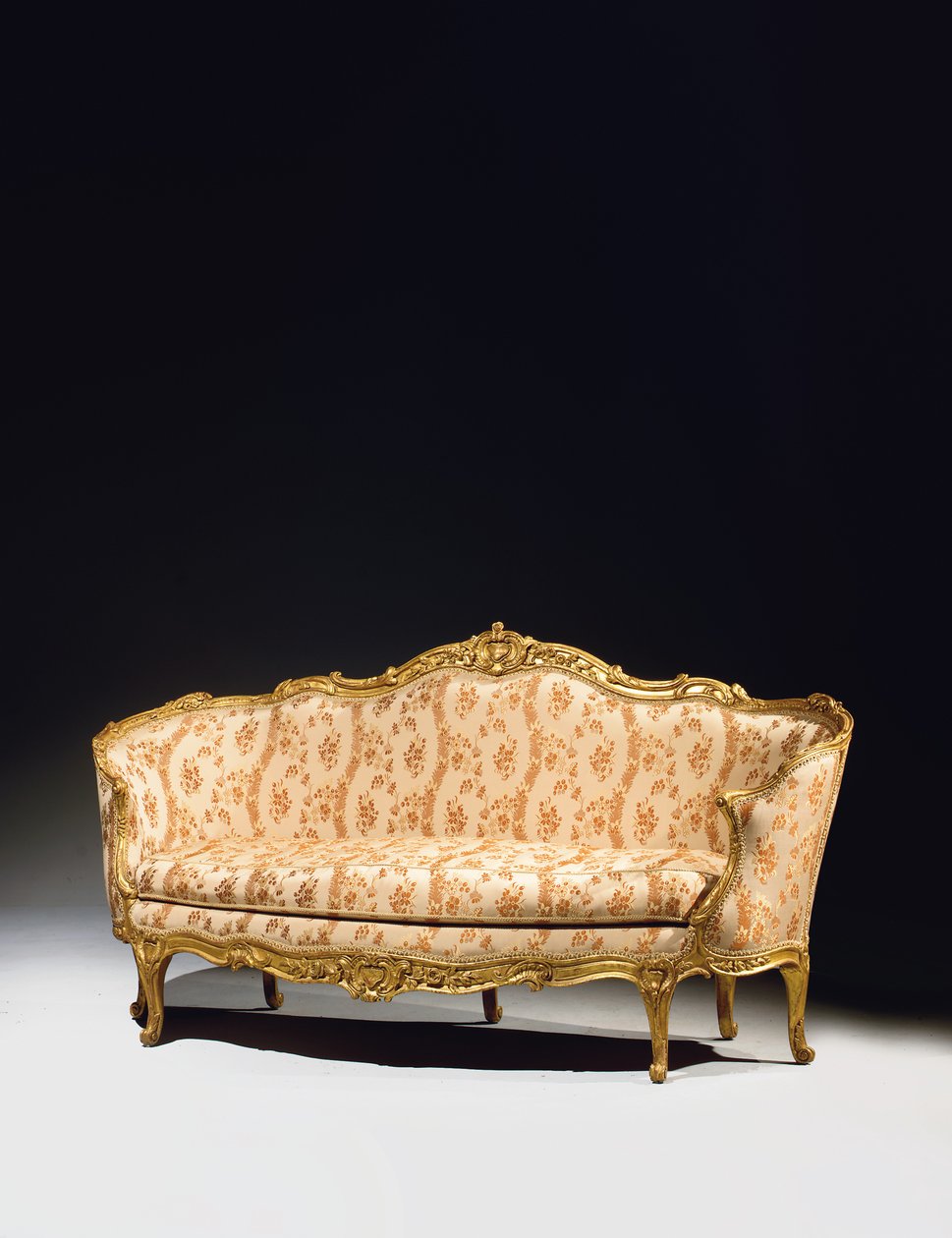 Louis XV kanepe by Jean Baptiste Tilliard