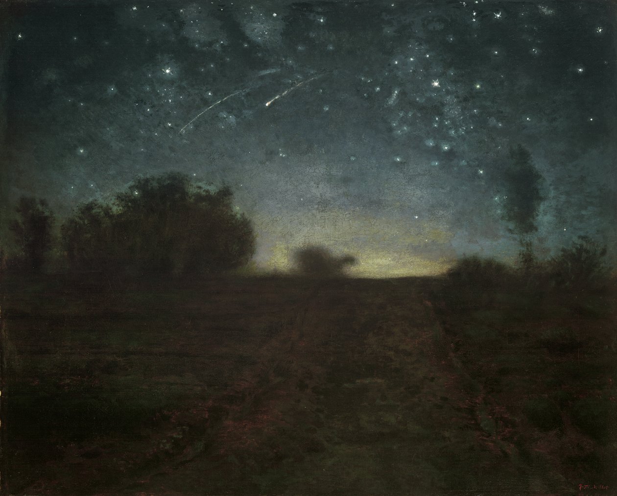Yıldızlı Gece, c.1850-65 by Jean Francois Millet