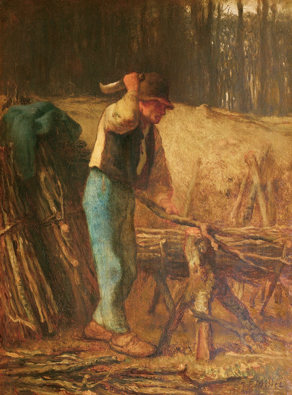 Ahşap Ayırıcı by Jean Francois Millet