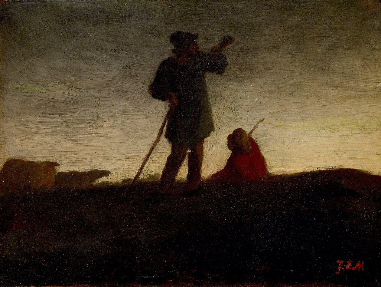 sürüyü hatırlamak by Jean Francois Millet