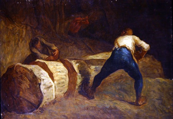 Oduncular (tuval üzerine yağlı boya) by Jean Francois Millet
