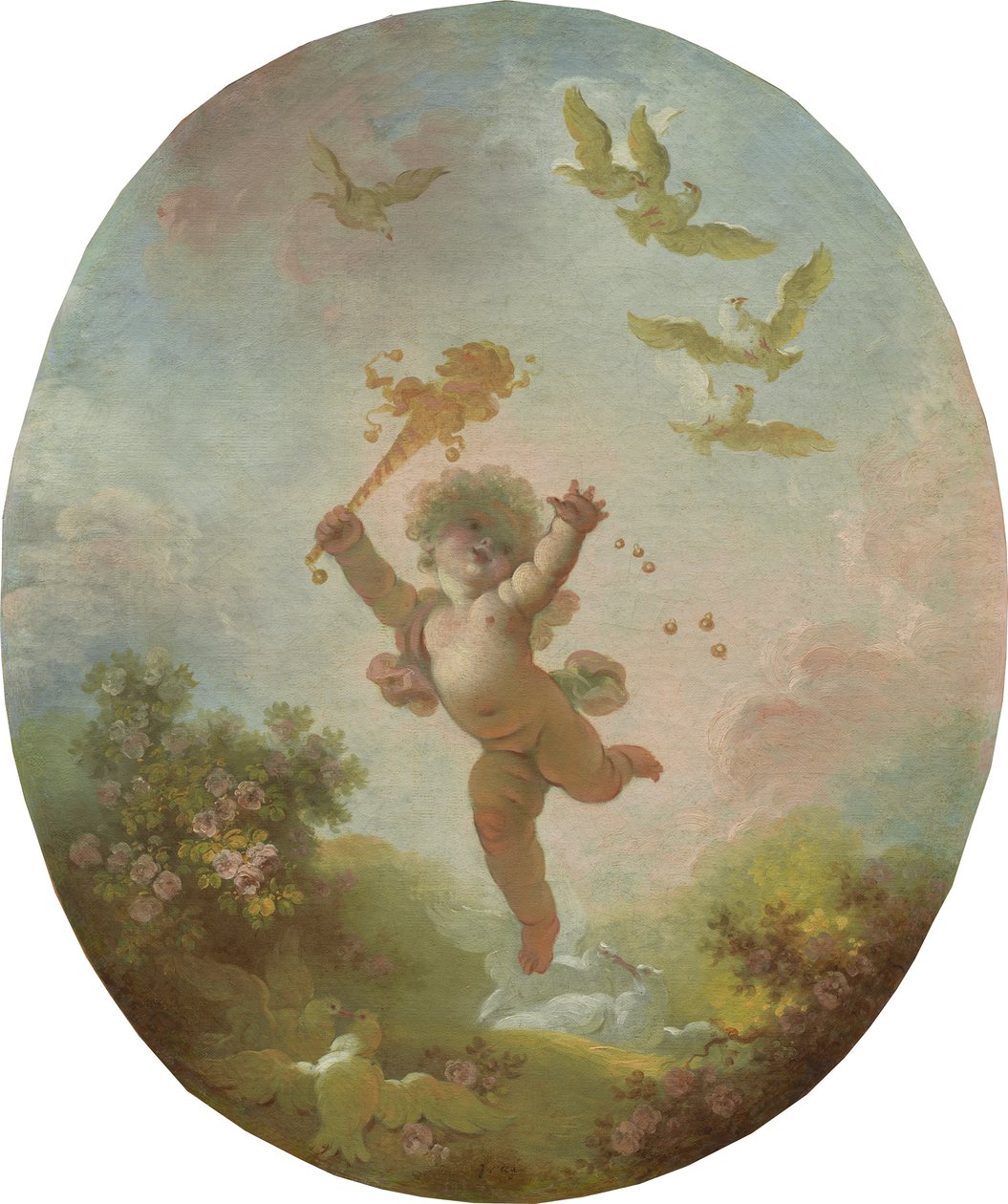 Delilik Olarak Aşk, c.1773-76 by Jean Honore Fragonard