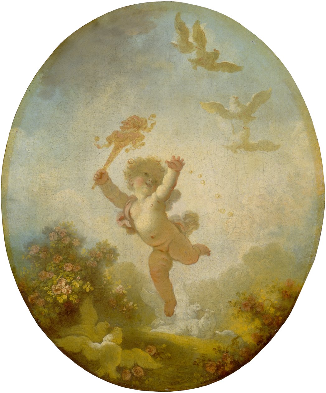 Delilik Olarak Aşk, c.1773-76 by Jean Honore Fragonard