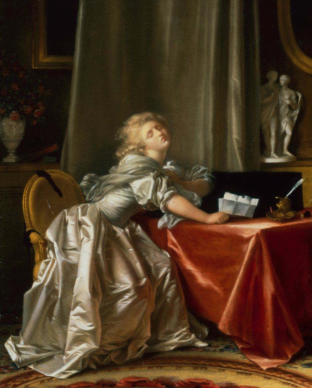 Kötü Haber (tuval üzerine yağlı boya) by Jean Honore Fragonard