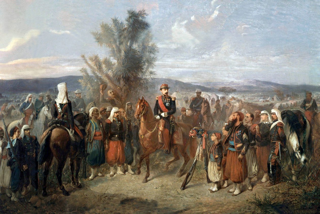 Napolyon III, Cezayir, 1864 by Jean Adolphe Beauce