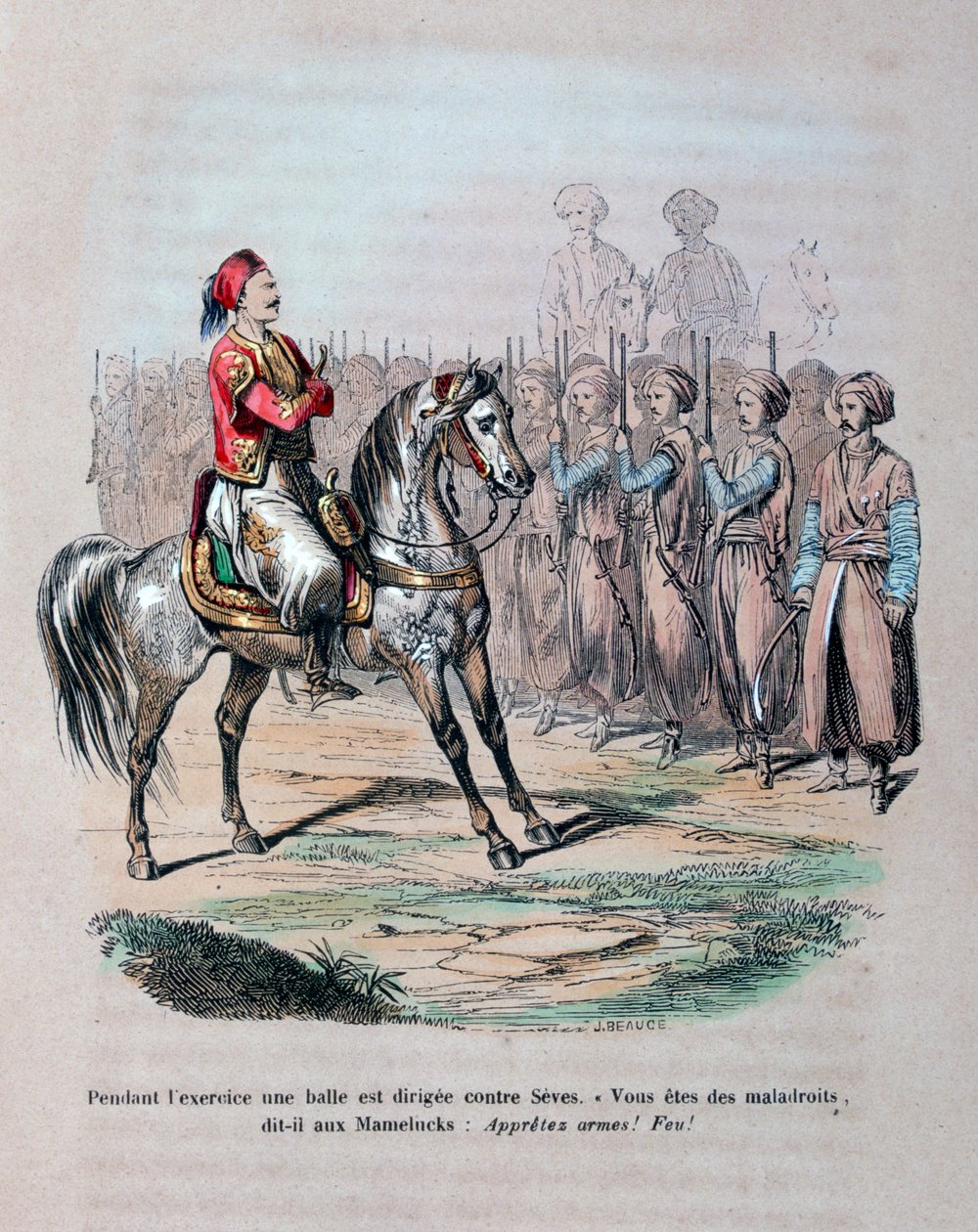 Süleyman Paşa, 1847 by Jean Adolphe Beauce
