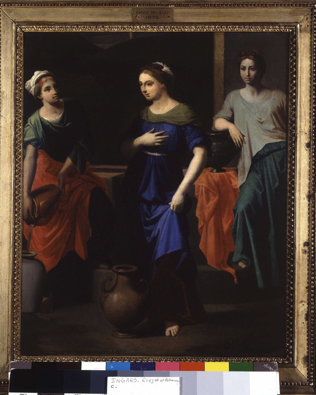 Eliezer ve Rebecca by Jean Auguste Dominique Ingres