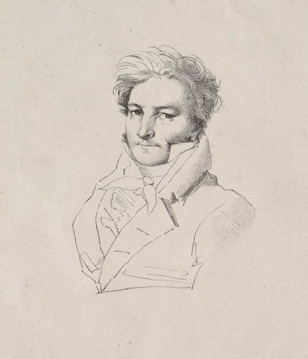 Jacques Marguet de Norvins. by Jean Auguste Dominique Ingres