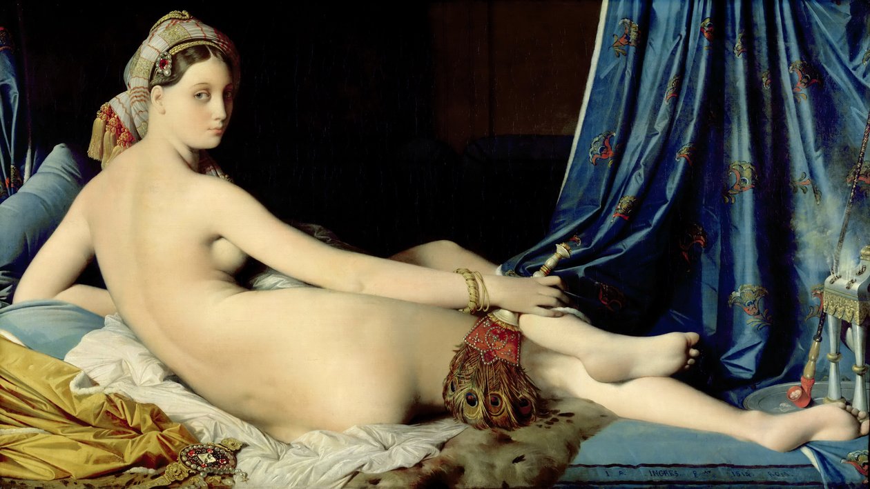 Büyük Odalık by Jean Auguste Dominique Ingres