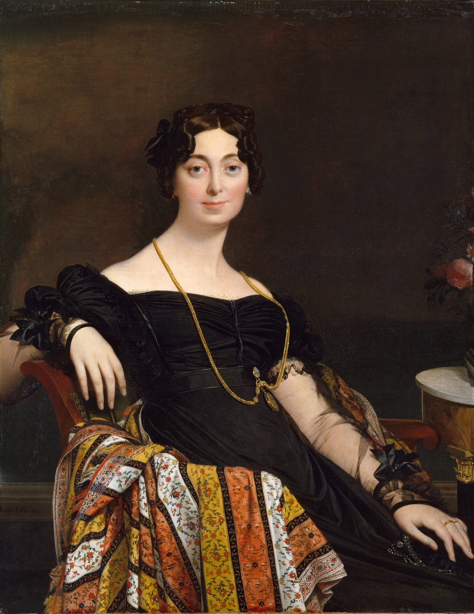 Bayan Jacques-Louis Leblanc by Jean Auguste Dominique Ingres