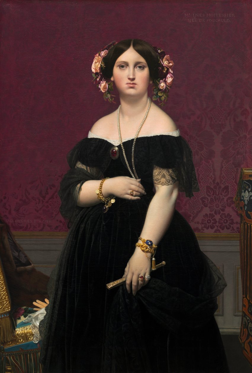 Madam Moitessier by Jean Auguste Dominique Ingres