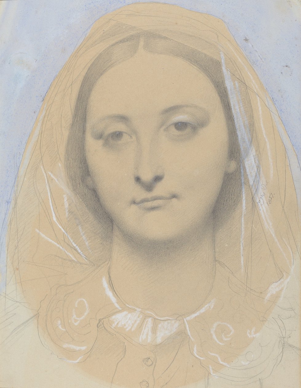 Bayan Mary de Borderieux(?) by Jean Auguste Dominique Ingres