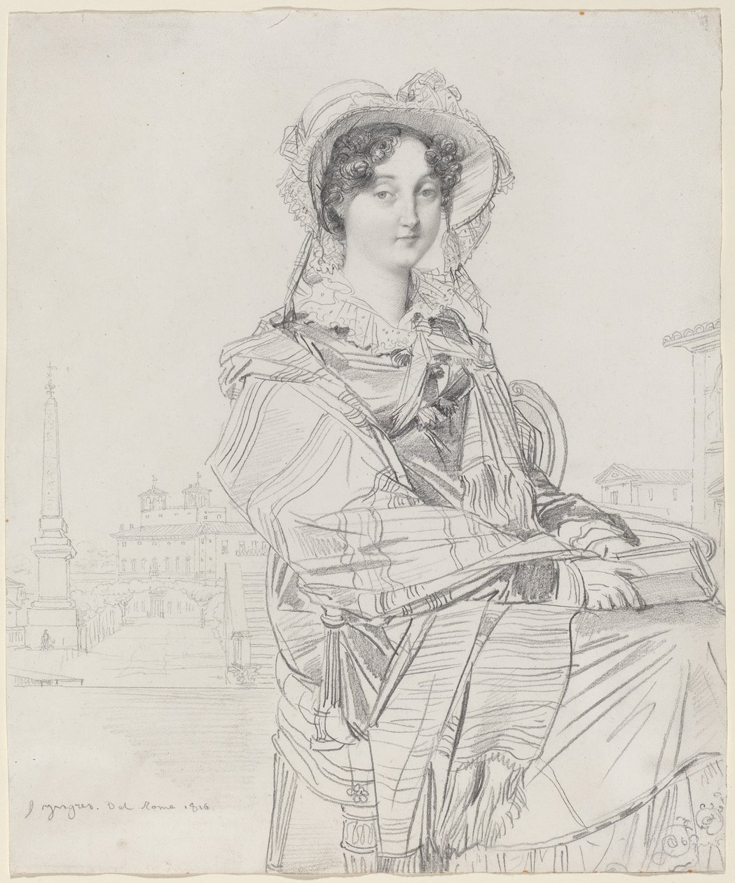 Mars. Charles Badem by Jean Auguste Dominique Ingres