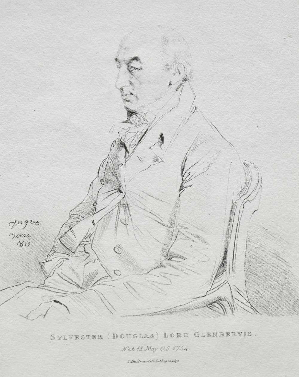 Sylvester Lord Glenbervie by Jean Auguste Dominique Ingres