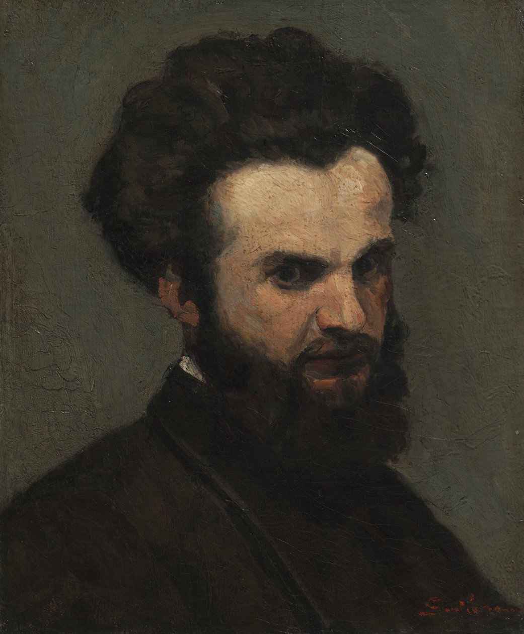 Otoportre, c.1872-1874. by Jean Baptiste Armand Guillaumin