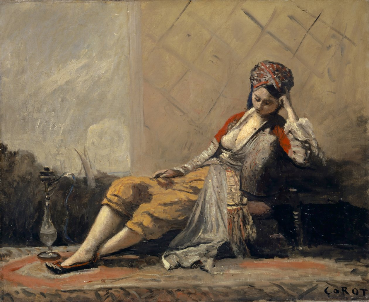 Cassatt, 1872-1873. by Jean Baptiste Camille Corot